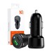 Mcdodo 1x USB - 1x USB-C 38W autós töltő - fekete