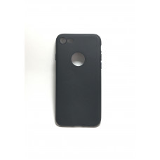  Apple iPhone 7/8 Szilikon Ultra Slim (lyukas) - fekete