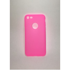  Apple iPhone 7/8 Szilikon Ultra Slim (lyukas) - rózsaszín