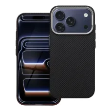 Apple iPhone 16e / 17e Kevlar Magsafe Hátlap - Fekete