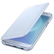 Samsung Galaxy J520/J5 2017 gyári Flip Wallet tok - Világoskék