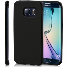 Samsung S6 Edge Plus szilikon hátlap - fekete