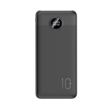 Veger 10.000 mAh powerbank 2x USB LED kijelzővel - fekete