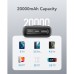Veger 2 x USB 20.000 mAh 20W Powerbank - Fehér