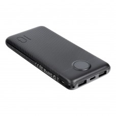 Veger 2 x USB 20.000 mAh 18W  Powerbank - Fekete