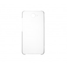 Huawei Y7 gyári PC Case műanyag hátlap - átlátszó